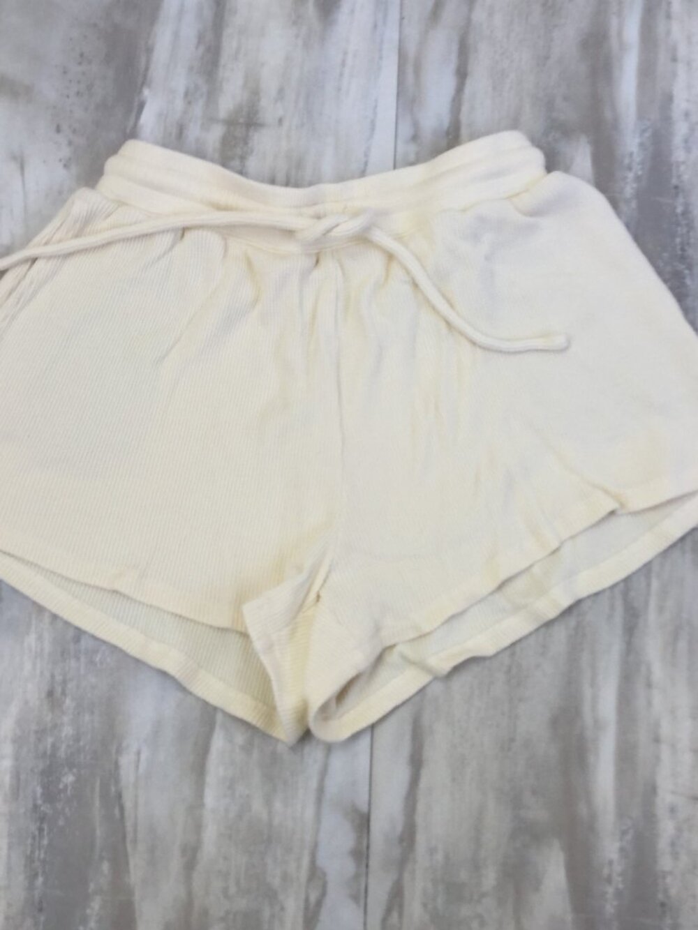 Tavi Cream Drawstring Shorts s
